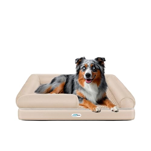DOLCEPAW Orthopädisches Hundebett, Hundesofa für Kleine, Mittelgroße & Große Hunde und Katzen, Bezug Waschbar, Hundekorb, Hundekissen für Gelenkentlastung und Erholsamen Schlaf von DOLCEPAW