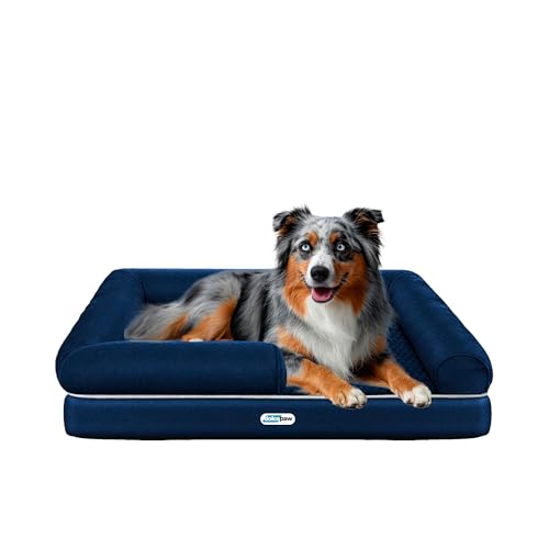 DOLCEPAW Orthopädisches Hundebett, Hundesofa für Kleine, Mittelgroße & Große Hunde und Katzen, Bezug Waschbar, Hundekorb, Hundekissen für Gelenkentlastung und Erholsamen Schlaf von DOLCEPAW