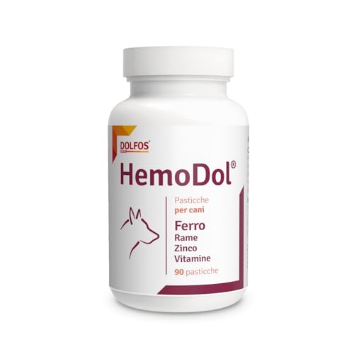 Dolfos - HemoDol Hunde Katzen Anemia Eisenmangel 90 Stück von DOLFOS PETS