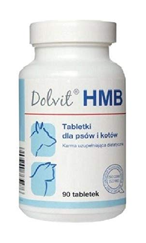 DOLFOS Dolvit HMB 90 Tabletten Wiederherstellung der Fitness, Kondition und Gesundheit von Hund und Katze von DOLFOS