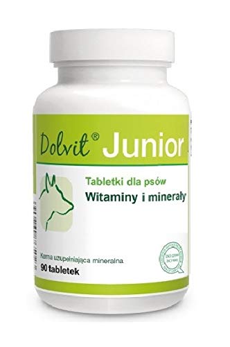 DOLFOS Dolvit Junior 90 Tabletten EIN Vitamin- und Mineralstoffpräparat für Welpen und Junghunde von DOLFOS