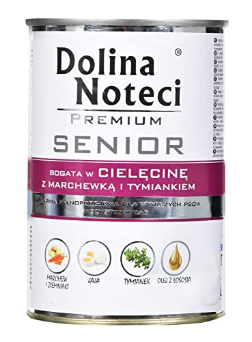 DOLINA NOTECI Premium mit Kalbskarotte und Thymian Senior 400 g DOLINA NOTECI Premium mit Kalbskarotte und Thymian Senior 400 g von DOLINA NOTECI