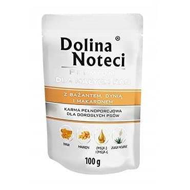 Dolina Doteci Dog Nassfutter für Hunde, 100 g Bażant/Pumpkin Sachet Mini / 10 von DOLINA NOTECI