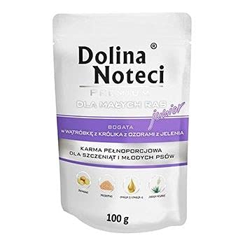 Dolina Noteci Dog Trockenfutter für Hunde, 100 g Junior Nak/King Sashet / 10 von DOLINA NOTECI