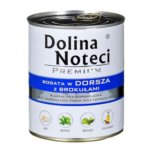 Dolina Noteci Dog Trockenfutter für Hunde, 800 g COD/Broccoli Can / 12 von DOLINA NOTECI