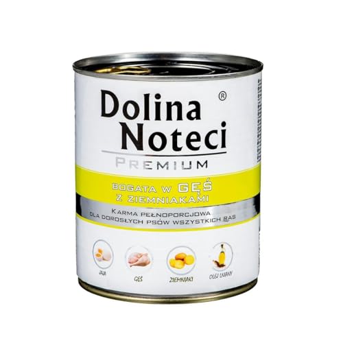 Dolina Noteci Dog Trockenfutter für Hunde, 800 g Gans/Potatka Can / 12 von DOLINA NOTECI