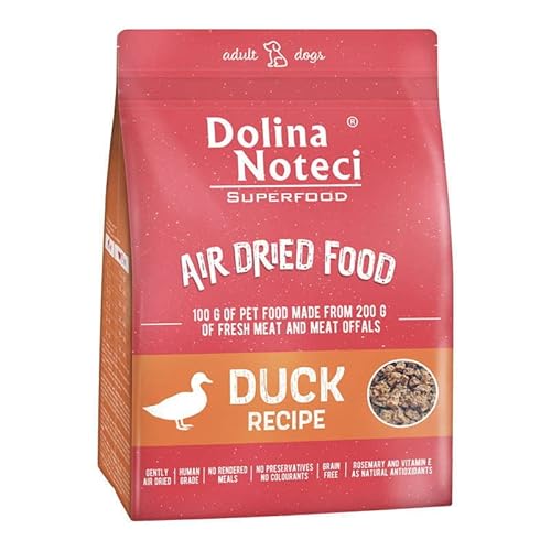 Dolina Noteci Glutenfrei Superfood Trockenfutter für Hunde - Entengericht 1kg (4-er Pack) von DOLINA NOTECI