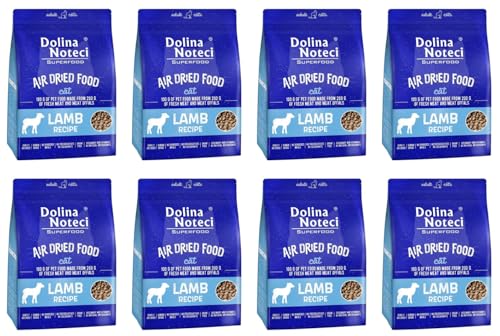 Dolina Noteci Glutenfrei Superfood Trockenfutter für Katzen - Lammgericht 1kg (8-er Pack) von DOLINA NOTECI