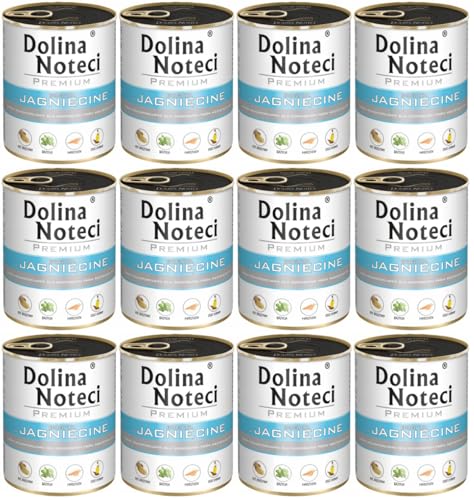 Dolina Noteci Premium - Alleinfuttermittel für ausgewachsene Hunde Aller Rassen mit viel Lammfleisch 12 x 800g Dolina Noteci Premium - Alleinfuttermittel für ausgewachsene Hunde Aller Rassen mit viel Lammfleisch 12 x 800g von DOLINA NOTECI