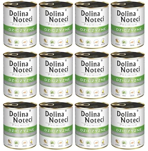 Dolina Noteci Premium - Alleinfuttermittel für ausgewachsene Hunde Aller Rassen mit viel Wildfleisch 12 x 800g Dolina Noteci Premium - Alleinfuttermittel für ausgewachsene Hunde Aller Rassen mit viel Wildfleisch 12 x 800g von DOLINA NOTECI