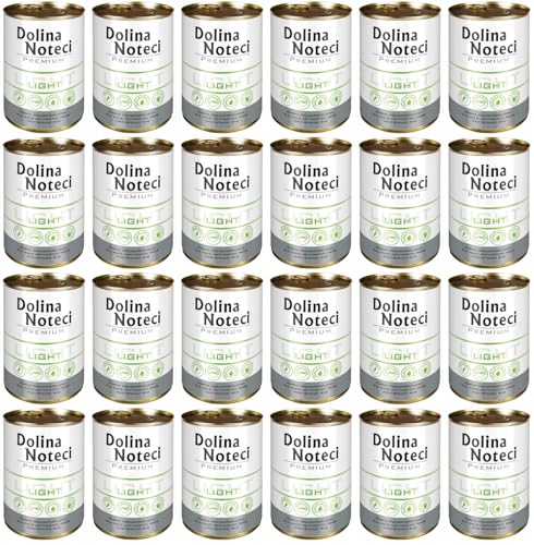 Dolina Noteci Premium Light - Glutenfrei Nassfutter für übergewichtige Hunde 400g (24-er pack) von DOLINA NOTECI