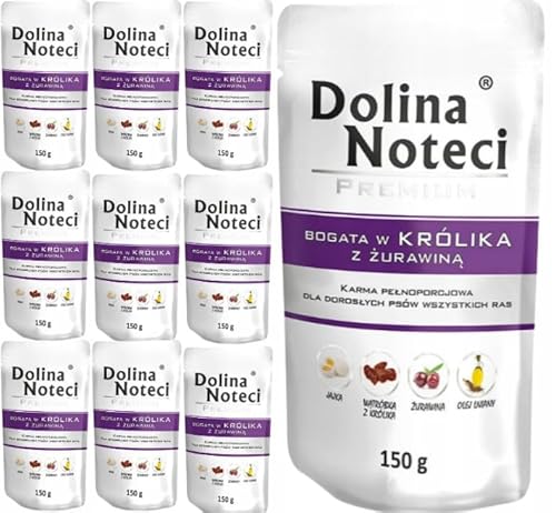 Dolina Noteci Premium Nassfutter für Hunde Kaninchen mit Moosbeeren Glutenfrei 10 x 150g Dolina Noteci Premium Nassfutter für Hunde Kaninchen mit Moosbeeren Glutenfrei 10 x 150g von DOLINA NOTECI