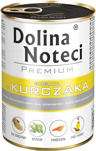 Dolina Noteci Premium Nassfutter für Hunde in Dosen mit Huhn Glutenfrei 24 x 400g Dolina Noteci Premium Nassfutter für Hunde in Dosen mit Huhn Glutenfrei 24 x 400g von DOLINA NOTECI