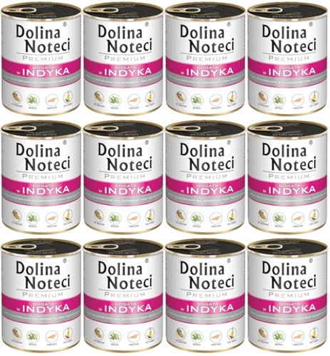 Dolina Noteci Premium - komplettes Nassfutter für ausgewachsene Hunde Aller Rassen mit Pute 12 x 800g Dolina Noteci Premium - komplettes Nassfutter für ausgewachsene Hunde Aller Rassen mit Pute 12 x 800g von DOLINA NOTECI