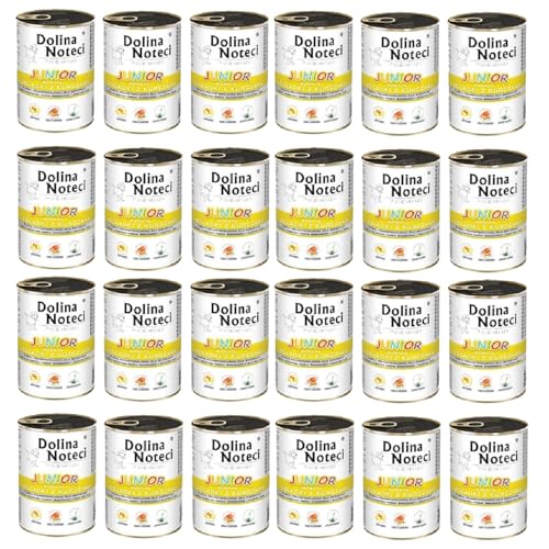 Noteci Junior Tal Mägen reichhaltiges Hühnernass Welpenfutter 400g x24 Noteci Junior Tal Mägen reichhaltiges Hühnernass Welpenfutter 400g x24 von DOLINA NOTECI