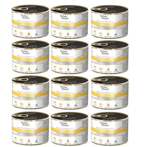Noteci Premium Junior Tal Hähnchenmägen Kalbleber für kleine Hunderassen 12x185g von DOLINA NOTECI
