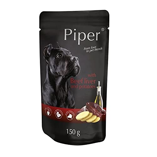 PIPER mit Rinderleber und Kartoffeln Tasche für Hunde 150 g Piper, Pies, Taschen, Hunde, Nachrichten von DOLINA NOTECI