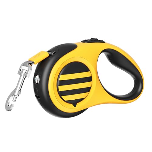 Hundeleine Ausziehbar, 5m/16ft Rollleine Hunde mit LED Licht, Einziehbar Ausziehleine mit Sicheres Bremssystem für Kleine und Mittelgroße Hunde bis 20kg Hundeleine Ausziehbar, 5m/16ft Rollleine Hunde mit LED Licht, Einziehbar Ausziehleine mit Sicheres Bremssystem für Kleine und Mittelgroße Hunde bis 20kg von DONGKER