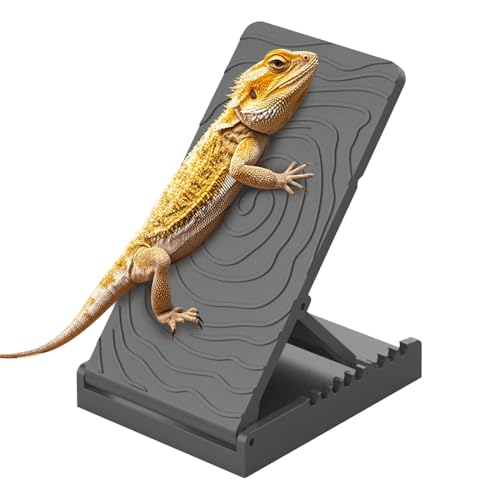 Bartagamen Sonnenplattform, 30°-60° Einstellbare Kletterrampe fur Terrarien, Zusammenklappbare Plattform für Bartagamen, Leopardgeckos, Eidechsen, Schildkröten, Hamster Bartagamen Sonnenplattform, 30°-60° Einstellbare Kletterrampe fur Terrarien, Zusammenklappbare Plattform für Bartagamen, Leopardgeckos, Eidechsen, Schildkröten, Hamster von DONGKER