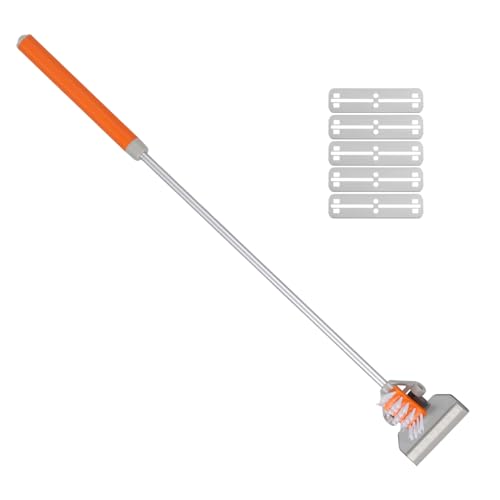 DONGKER 2-in-1 Aquarium Algenschaber mit Bürste, 1 Stuck 49cm Aquariumschaber mit 5 Edelstahlklingen, Aquarium Scheibenreiniger für Reinigung von Glas Aquarium bis 70-150 Liter DONGKER 2-in-1 Aquarium Algenschaber mit Bürste, 1 Stuck 49cm Aquariumschaber mit 5 Edelstahlklingen, Aquarium Scheibenreiniger für Reinigung von Glas Aquarium bis 70-150 Liter von DONGKER
