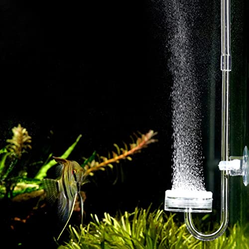 DONGKER Aquarium-Ausströmer,Sauerstoff-Diffusor mit Nano-Blasenstein,Aquarium Luftstein Sauerstoff Stein Sprudler für Hydrokulturen, Aquarien, Erzeugt Winzige Blasen von DONGKER