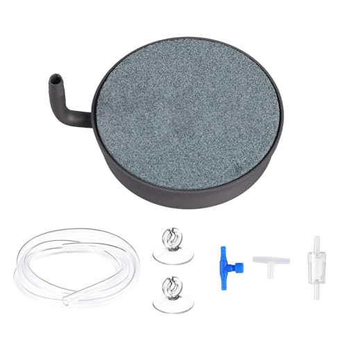 DONGKER Aquarium Nano Luftstein Set, 38/58/78/98 mm Leiser Nano Sprudelstein, Diffusor Luftstein mit T-Anschluss/Absperrventil/Luftventil/Schlauch für Aquarien und Hydrokultur DONGKER Aquarium Nano Luftstein Set, 38/58/78/98 mm Leiser Nano Sprudelstein, Diffusor Luftstein mit T-Anschluss/Absperrventil/Luftventil/Schlauch für Aquarien und Hydrokultur von DONGKER