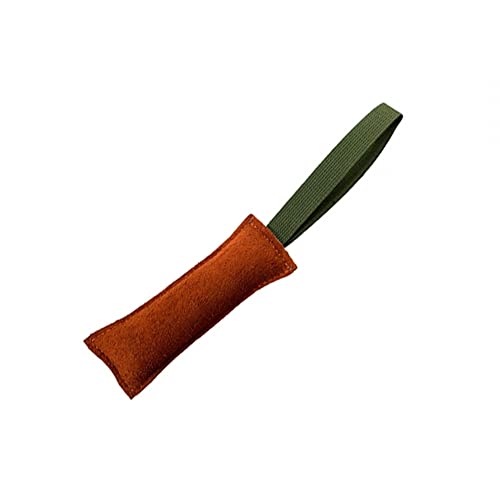 DONGKER Beisswurst für Hunde, Leder Hund Zerrspielzeug, 20/30/40 cm Lange, Hundespielzeug mit Nylon Handschlaufe zum Training, Tauziehen und Zerrspiele DONGKER Beisswurst für Hunde, Leder Hund Zerrspielzeug, 20/30/40 cm Lange, Hundespielzeug mit Nylon Handschlaufe zum Training, Tauziehen und Zerrspiele von DONGKER