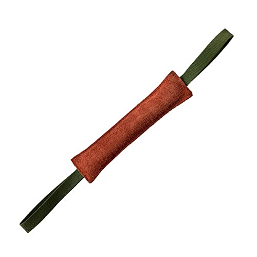DONGKER Beisswurst für Hunde, Leder Hund Zerrspielzeug, 20/30/40 cm Lange, Hundespielzeug mit Nylon Handschlaufe zum Training, Tauziehen und Zerrspiele DONGKER Beisswurst für Hunde, Leder Hund Zerrspielzeug, 20/30/40 cm Lange, Hundespielzeug mit Nylon Handschlaufe zum Training, Tauziehen und Zerrspiele von DONGKER