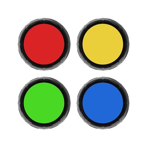 DONGKER Buzzer mit Aufnahmefunktion, 4 Stück Hunde Tasten Sprechen, Sound Button für Hunde, Buzzers Aufnahmefähige Tasten für Hund Interaktion, Hunde Spielzeug Intelligent DONGKER Buzzer mit Aufnahmefunktion, 4 Stück Hunde Tasten Sprechen, Sound Button für Hunde, Buzzers Aufnahmefähige Tasten für Hund Interaktion, Hunde Spielzeug Intelligent von DONGKER
