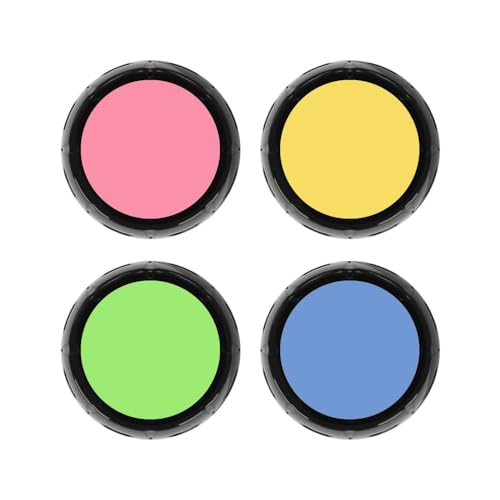 DONGKER Buzzer mit Aufnahmefunktion, 4 Stück Hunde Tasten Sprechen, Sound Button für Hunde, Buzzers Aufnahmefähige Tasten für Hund Interaktion, Hunde Spielzeug Intelligent DONGKER Buzzer mit Aufnahmefunktion, 4 Stück Hunde Tasten Sprechen, Sound Button für Hunde, Buzzers Aufnahmefähige Tasten für Hund Interaktion, Hunde Spielzeug Intelligent von DONGKER