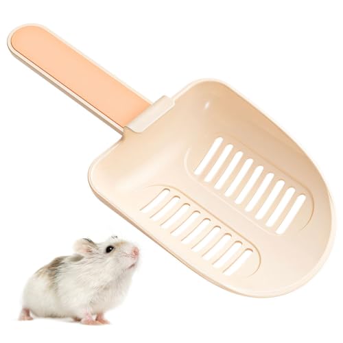 DONGKER Hamster Badesandschaufel, 1 Stuck Mini Hängende Sandschaufel für Kleintier, 13,1 cm Lange, Wiederverwendbare Abfallschaufel für Meerschweinchen, Rennmäuse, Kaninchen, Kleintiere, Bartagamen DONGKER Hamster Badesandschaufel, 1 Stuck Mini Hängende Sandschaufel für Kleintier, 13,1 cm Lange, Wiederverwendbare Abfallschaufel für Meerschweinchen, Rennmäuse, Kaninchen, Kleintiere, Bartagamen von DONGKER