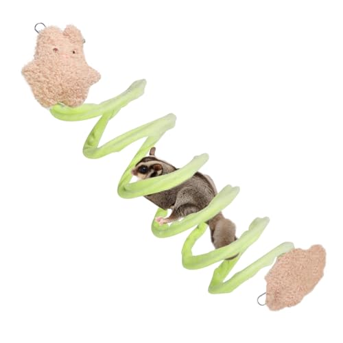 DONGKER Hamster-Kletterleiter, Ratte Elastische Kletterseil Spielzeug, Hängende Climbing Rope Sitzstangen für Ratten, Vögel, Honigsäcke, Kurzkopfgleitbeutler, Frettchen DONGKER Hamster-Kletterleiter, Ratte Elastische Kletterseil Spielzeug, Hängende Climbing Rope Sitzstangen für Ratten, Vögel, Honigsäcke, Kurzkopfgleitbeutler, Frettchen von DONGKER