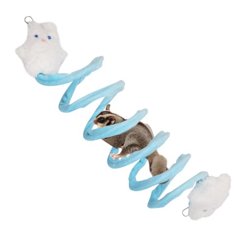 DONGKER Hamster-Kletterleiter, Ratte Elastische Kletterseil Spielzeug, Hängende Climbing Rope Sitzstangen für Ratten, Vögel, Honigsäcke, Kurzkopfgleitbeutler, Frettchen DONGKER Hamster-Kletterleiter, Ratte Elastische Kletterseil Spielzeug, Hängende Climbing Rope Sitzstangen für Ratten, Vögel, Honigsäcke, Kurzkopfgleitbeutler, Frettchen von DONGKER