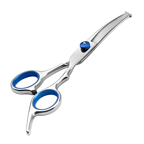 DONGKER Hundeschere, 6,7 Zoll Premium Fellschere Pfotenschere mit Runder Sicherheitsspitze Edelstahl Effilierschere Gebogene/Gerade Haarschere für Hunde Katzen Fellpflege DONGKER Hundeschere, 6,7 Zoll Premium Fellschere Pfotenschere mit Runder Sicherheitsspitze Edelstahl Effilierschere Gebogene/Gerade Haarschere für Hunde Katzen Fellpflege von DONGKER