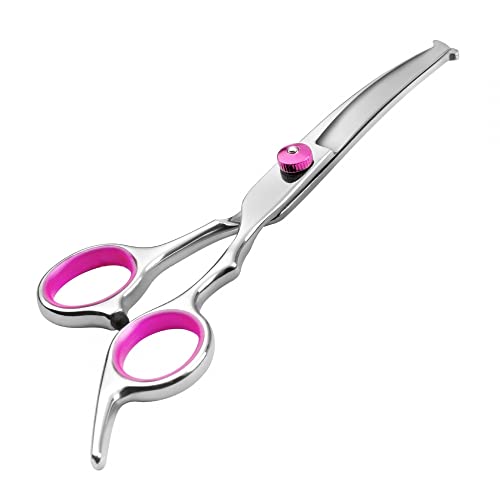DONGKER Hundeschere, 6,7 Zoll Premium Fellschere Pfotenschere mit Runder Sicherheitsspitze Edelstahl Effilierschere Gebogene/Gerade Haarschere für Hunde Katzen Fellpflege DONGKER Hundeschere, 6,7 Zoll Premium Fellschere Pfotenschere mit Runder Sicherheitsspitze Edelstahl Effilierschere Gebogene/Gerade Haarschere für Hunde Katzen Fellpflege von DONGKER