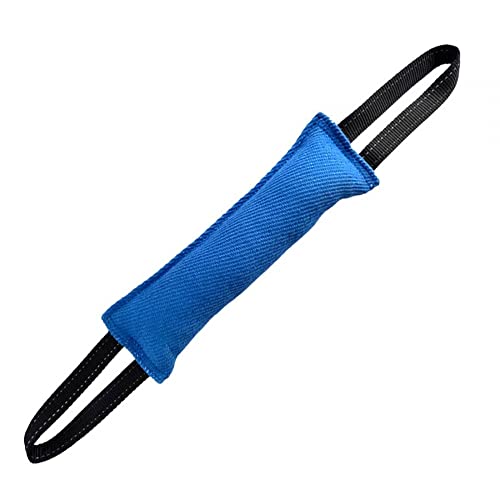 DONGKER Beisswurst f?r Hunde, 30 cm Bei?Wurst Hunde Training mit 2 Reflektierende Griff, Robustes Hundespielzeug zum Hunde Training, Tauziehen und Zerrspiele mit Hund von DONGKER