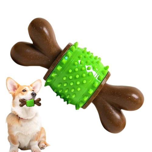 DONGKER Hundespielzeug, TPR Hund Kauspielzeug für Aggressive Kauer, Knochen-Spielzeug für mittelgroße und große Hunde zum Putzen, Zähne Putzen von DONGKER