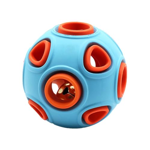 DONGKER Hundespielzeug Ball, Interaktives Quietschendes Hundeball mit Licht, 4/8 cm Durchmesser, Hundespielzeugball Ballspielzeug für kleine mittlere große Hunde Katzen von DONGKER