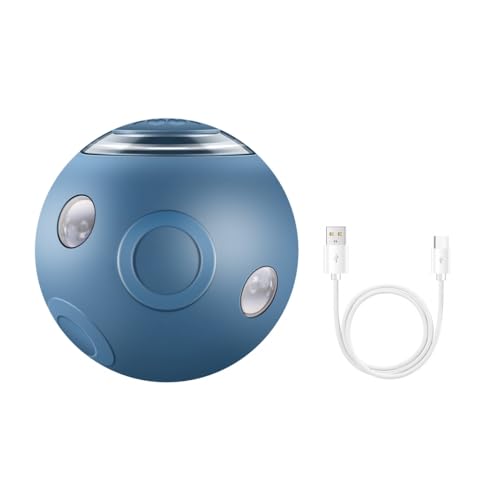 DONGKER Katzenball mit LED Licht, Elektrisch Selbstbeschäftigung Katzenspielzeug, 360 Grad Rollbal Spielzeug für Katzen DONGKER Katzenball mit LED Licht, Elektrisch Selbstbeschäftigung Katzenspielzeug, 360 Grad Rollbal Spielzeug für Katzen von DONGKER