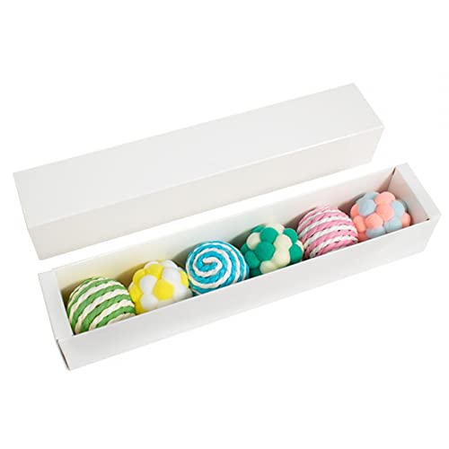 DONGKER Spielball Katze, 6 Stück Interaktives Katzenspielzeug Balls mit Glocken, 4,5cm Katzen Spielzeug Plüsch Ball mit Sisal Ball für Katze Hund DONGKER Spielball Katze, 6 Stück Interaktives Katzenspielzeug Balls mit Glocken, 4,5cm Katzen Spielzeug Plüsch Ball mit Sisal Ball für Katze Hund von DONGKER