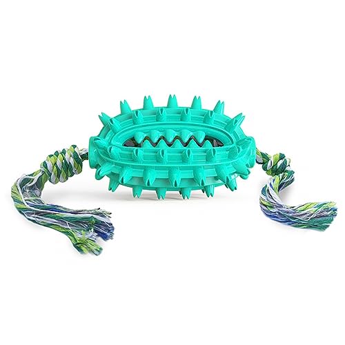 DONGKER Kauspielzeug für Hunde, Hundezahnbürste Ball, Hundespielzeug Balle mit Baumwollseil, Seilspielzeug für Große, Mittelgroße, Kleine Hunde DONGKER Kauspielzeug für Hunde, Hundezahnbürste Ball, Hundespielzeug Balle mit Baumwollseil, Seilspielzeug für Große, Mittelgroße, Kleine Hunde von DONGKER
