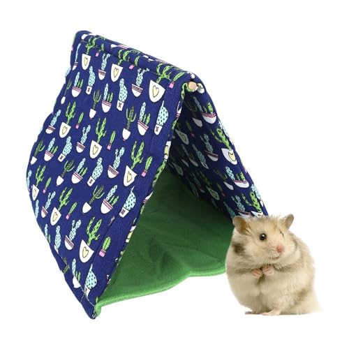 DONGKER Kleintiere Kuschelhöhle, Faltbar Meerschweinchen Betthöhle, Weichem Bartagamen Kleintierhöhle für Frettchen Igel Chinchilla Bartagamen,Winternest Hamster Zubehör von DONGKER