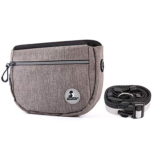 DONGKER Leckerlietasche Hund, Leckerlibeutel fur Hunde, 2 Fächer, Wasserdicht Futtertasche mit Kotbeutelspender für das Hundetraining DONGKER Leckerlietasche Hund, Leckerlibeutel fur Hunde, 2 Fächer, Wasserdicht Futtertasche mit Kotbeutelspender für das Hundetraining von DONGKER