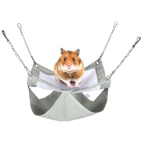 DONGKER Meerschweinchen Hängematte, 2 Stück Hängende Doppellagige Kleintiere Kuschelhöhle, Atmungsaktiv Hängebett zum Verstecken und Schlafen Kleiner Tiere, Hamster, Frettchen, Ratten von DONGKER