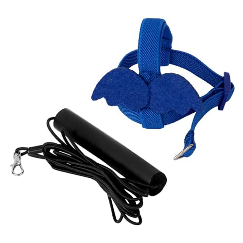 DONGKER Papageien Geschirr und Leine, Adjustable Pet Parrot Bird Harness and Leash, verstellbar Anti-Biss Vogel Nylonseil Vogelgeschirr und Leine für den Außenbereich von DONGKER
