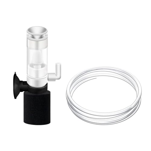 DONGKER Pneumatischer Filter für Aquarien, luftbetriebener, biochemischer Aquarium-Reiniger mit 100 cm Schlauch für Süß- und Salzwasser, Haushaltstank, Aquarium von DONGKER