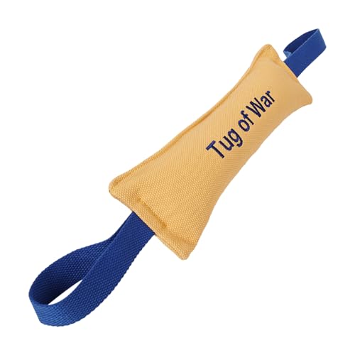 DONGKER Hunde Schlepperspielzeug, 29cm Tauziehen-Hundespielzeug, Quietschendes Zugspielzeug mit Zwei Schlaufen für mittelgroße und große Hunde DONGKER Hunde Schlepperspielzeug, 29cm Tauziehen-Hundespielzeug, Quietschendes Zugspielzeug mit Zwei Schlaufen für mittelgroße und große Hunde von DONGKER