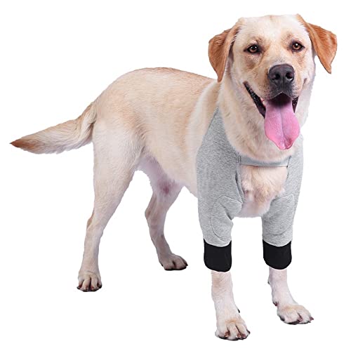 DONGKER Recovery Sleeve Hund, Ellenbogenbandage Hund, Elastizität Ellbogenschoner für Hunde, Abbau von Angstzuständen während der Erholung von DONGKER