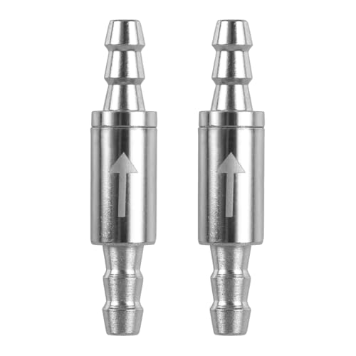 DONGKER Rückschlagventil, 2 Stück Aquarium Einweg-Rückschlag Ventil, CO2 Edelstahl Rückschlagventil für Luftschlauch Luftpumpe Luft CO2 Anlage 4/6 mm Schlauchsystem DONGKER Rückschlagventil, 2 Stück Aquarium Einweg-Rückschlag Ventil, CO2 Edelstahl Rückschlagventil für Luftschlauch Luftpumpe Luft CO2 Anlage 4/6 mm Schlauchsystem von DONGKER