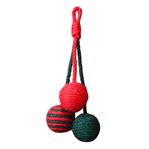 DONGKER Katze Sisal Ball, Interaktives Katzenspielzeug Sisalball, Interaktiver Kätzchen Bälle Kratzball Spielzeug für Haustier Katzen Spielen DONGKER Katze Sisal Ball, Interaktives Katzenspielzeug Sisalball, Interaktiver Kätzchen Bälle Kratzball Spielzeug für Haustier Katzen Spielen von DONGKER